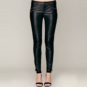 Free People vegan leather pants
